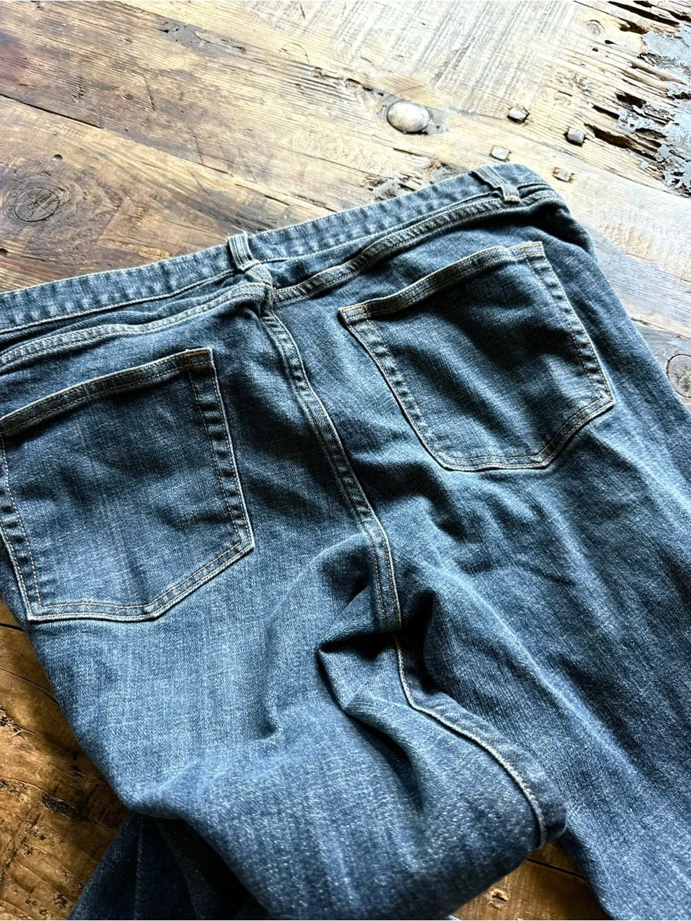 J. Crew Women's dark blue stretch Boot Cut Jeans size 33R